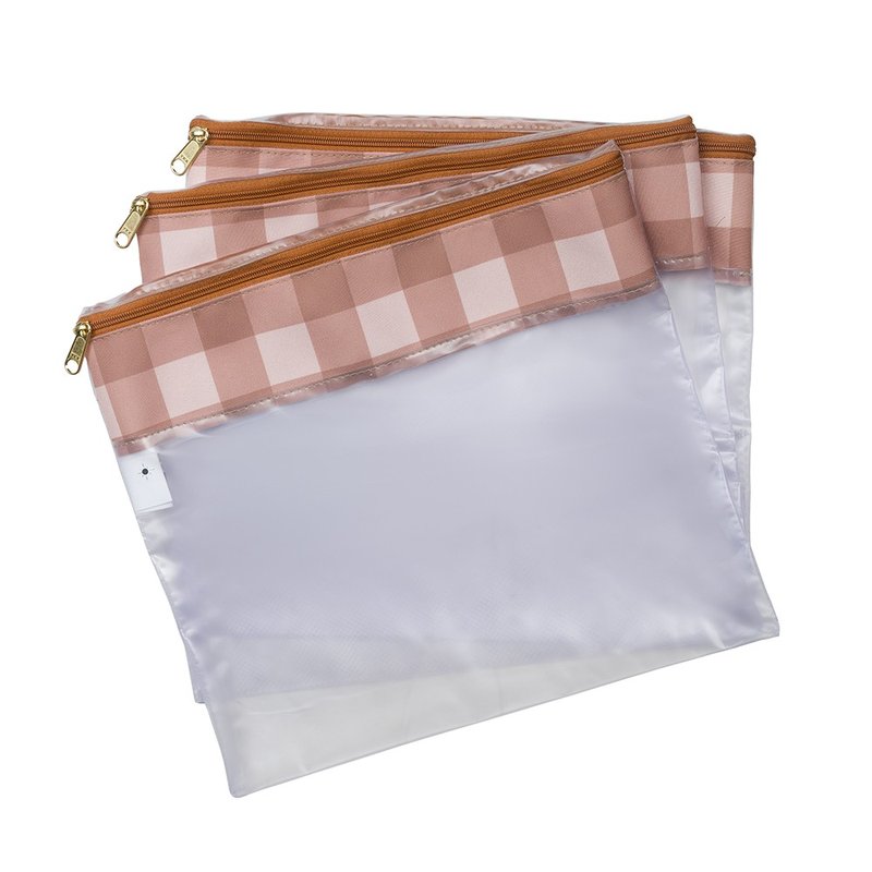 Conjunto 3 Saquinhos Organizadores Masterbag Baby Teddy Caramelo