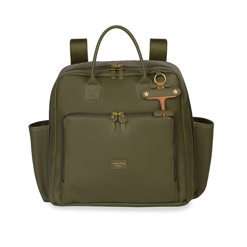 Mochila Maternidade Masterbag Baby Vintage Avião Oliva