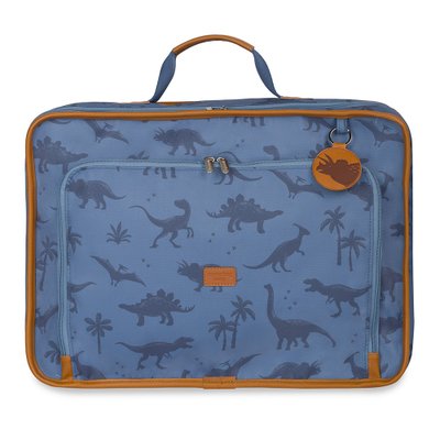 Mala Maternidade Vintage Masterbag Baby Dinossauro Azul