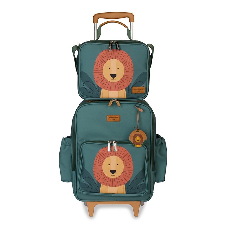 11 kit mochila infantil kids com rodinhas lancheira termica infantil masterbag baby cogumelo