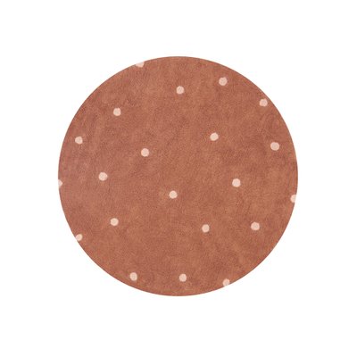 Tapete Lorena Canals Round Dot 140cm Castanha