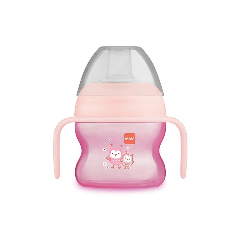 Copo MAM Starter 150ml (4M+) Rosa Coruja