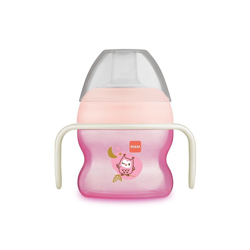 Copo MAM Starter Cup Night 150ml (4M+) Rosa