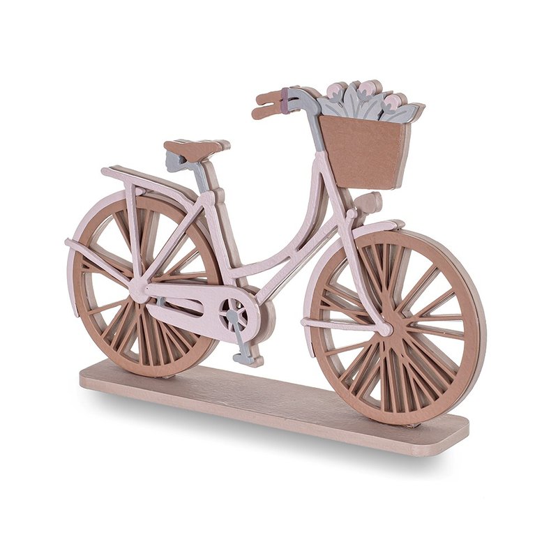 Enfeite para Prateleira Coração de Mãe Ursinhas Clássicas Bicicleta