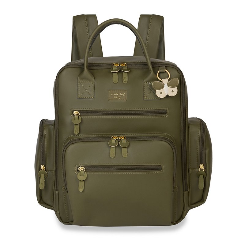 Mochila Maternidade Masterbag Baby Urban Borboleta Oliva