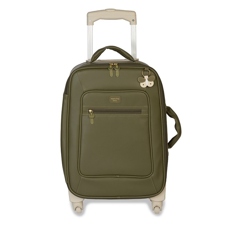 Mala Maternidade com rodinhas Masterbag Baby Borboleta Oliva