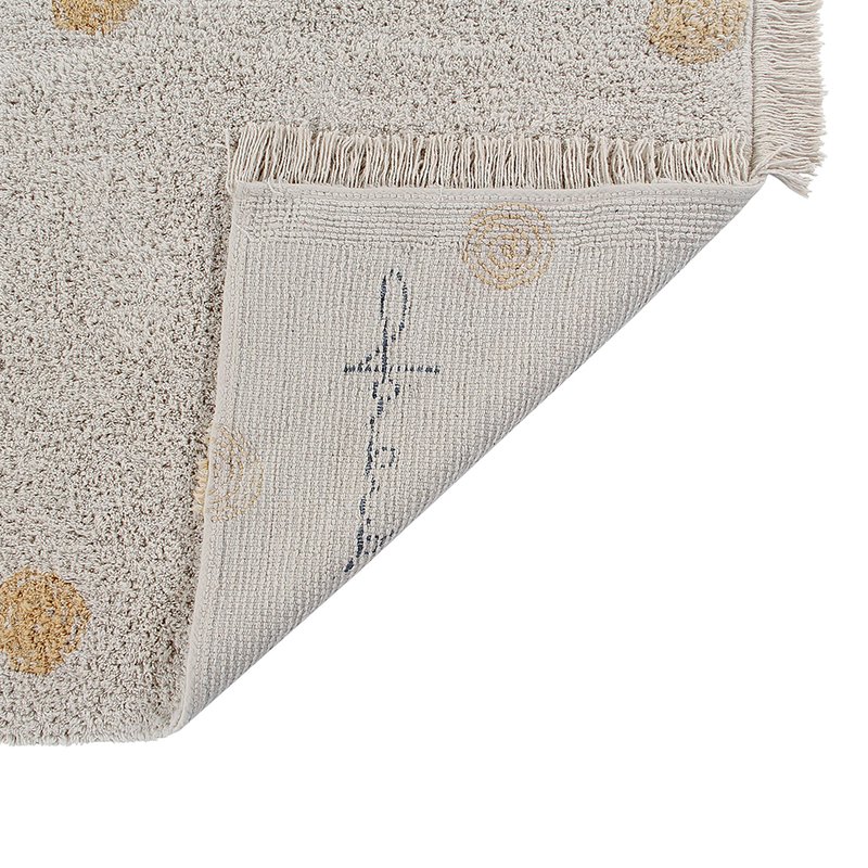 Base Tapete Lorena Canals Topos Hippy 120x160cm Honey