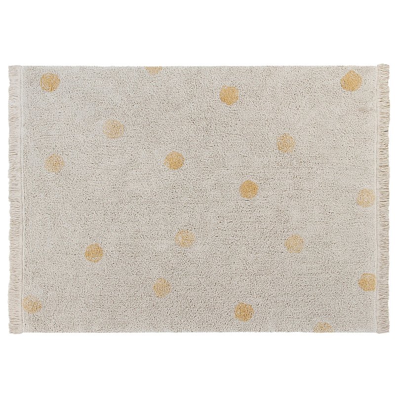 Tapete Lorena Canals Topos Hippy Olive 120 x 160 cm