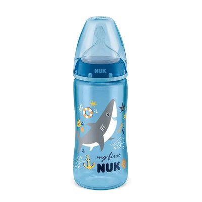 Mamadeira NUK First Choice My 1st 360ml Tamanho 2 (6M+) Azul