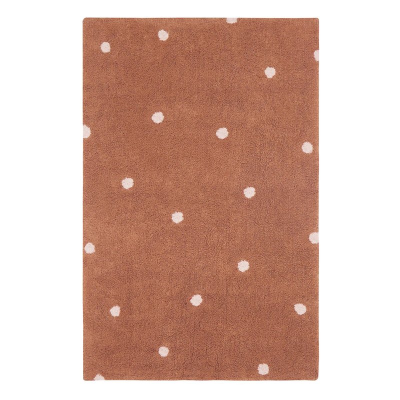 Tapete Lorena Canals Mini Dot 100x150cm Castanha