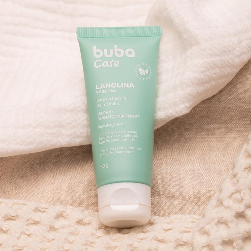 Creme Lanolina Vegetal Buba Care para Seios 30g