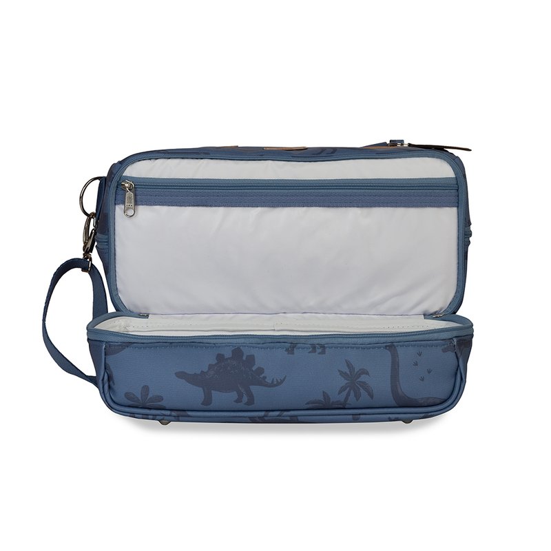 Frasqueira Térmica Masterbag Baby Vicky Dinossauro Azul Bolso Inferior