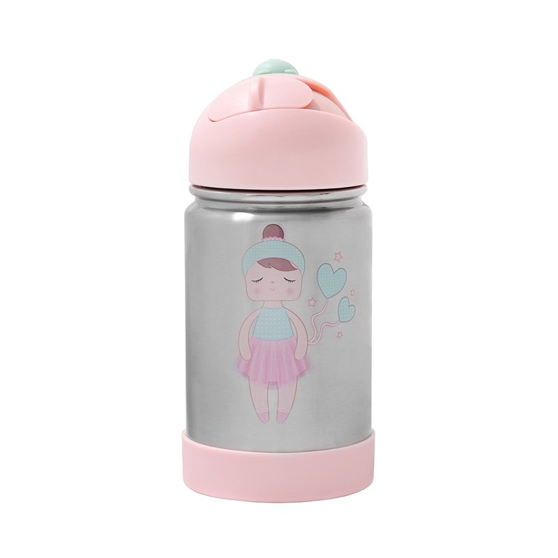 Garrafinha Térmica Büp Baby Flip com Alça em Silicone 350ml (24M+) Lai Ballet