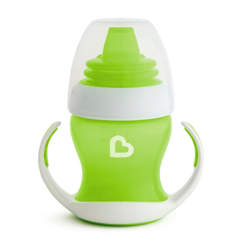 Copo Infantil de Transição Munchkin com Bico de Silicone 118ml (4M+) Verde
