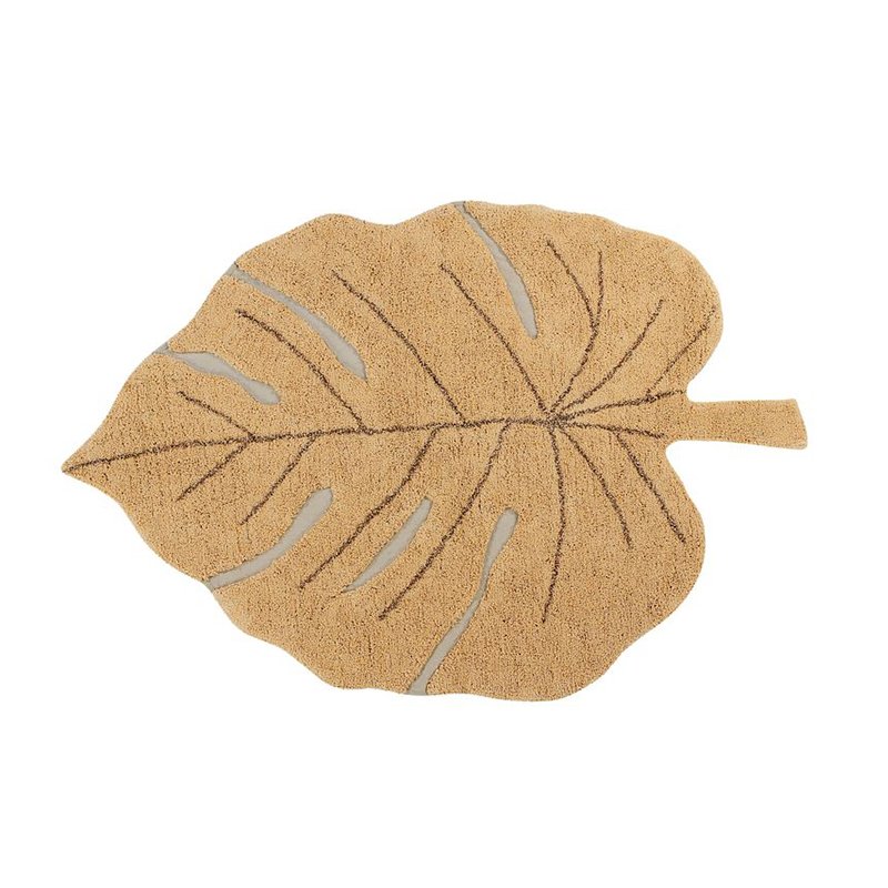 Tapete Lorena Canals Monstera Costela de Adão 120x180cm Honey