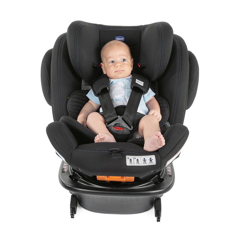 Grupo 0 Cadeira para Auto Chicco Unico Plus Air de 0 a 36kg com Isofix Black Air