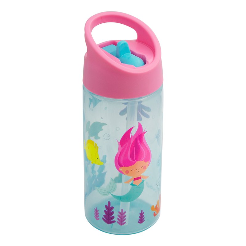 Garrafinha Buba com Canudo Aventuras 380ml (18M+) Sereia