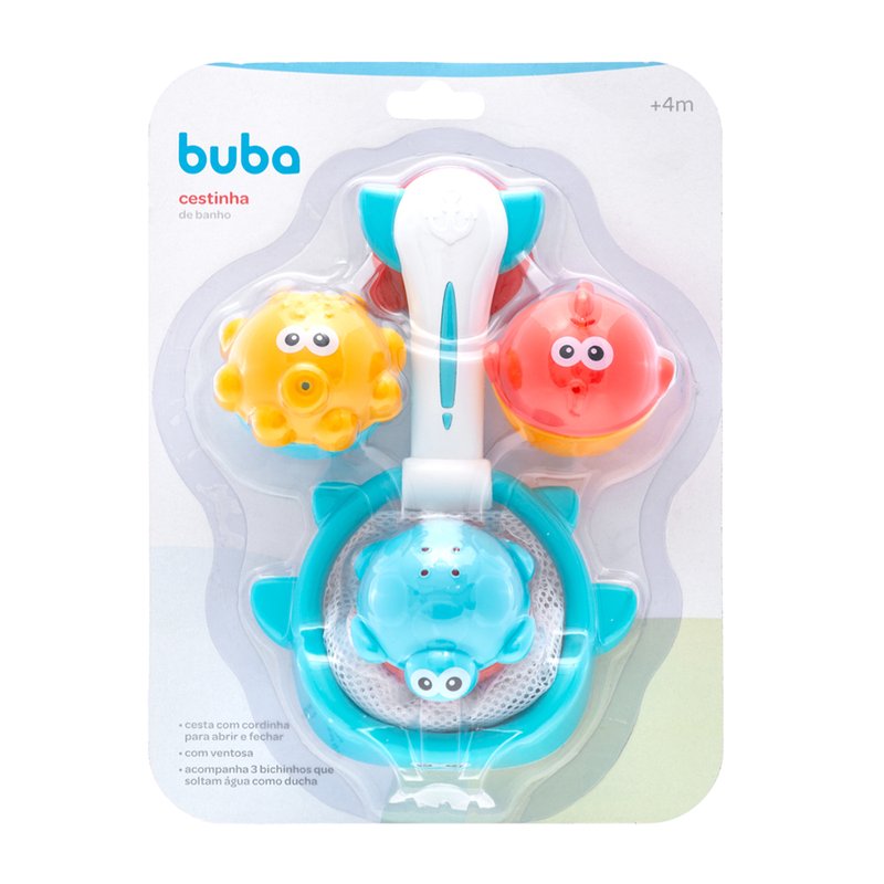 Embalagem Brinquedo Buba Cestinha de Banho (4M+)