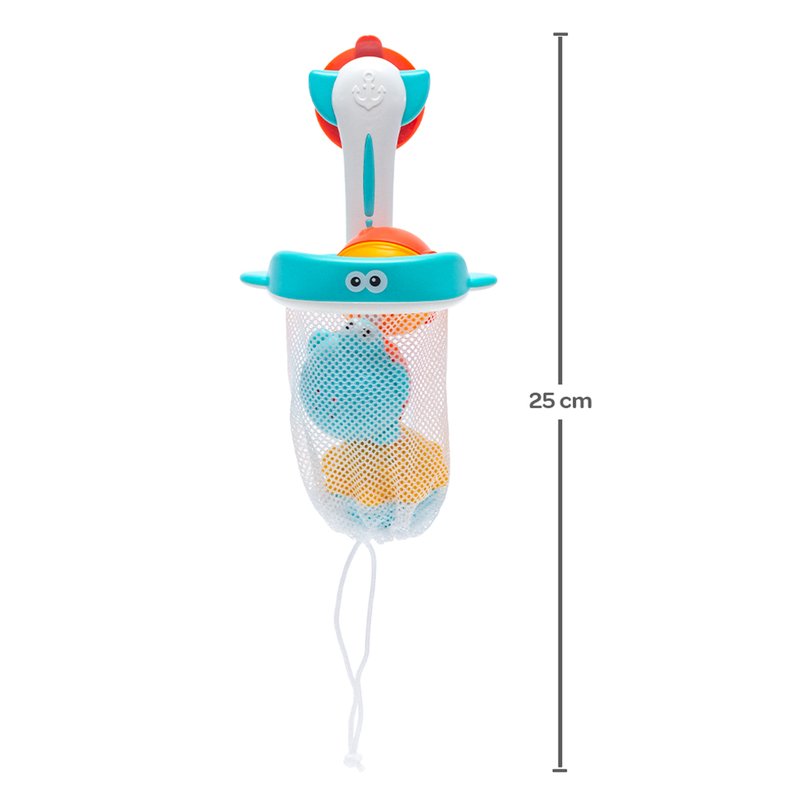 Medidas Brinquedo Buba Cestinha de Banho (4M+)