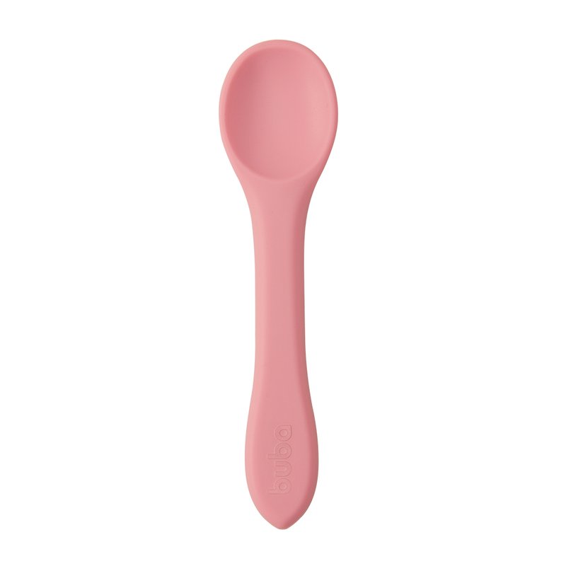 Colher Infantil em Silicone Buba (6M+) Rosa