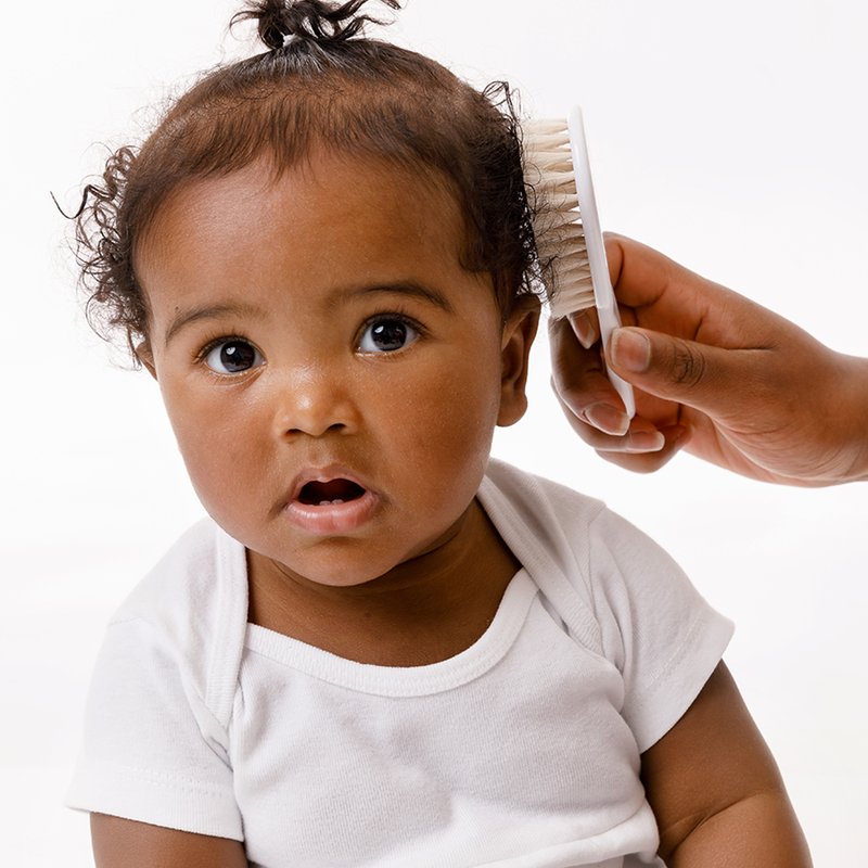 Escova e Pente para Cabelos Buba com Cerdas Naturais (0M+) Bebê