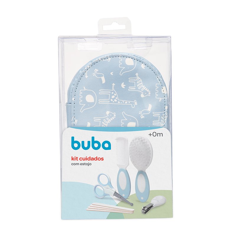 Embalagem Kit Cuidados de Higiene Buba com Estojo (0M+) Azul