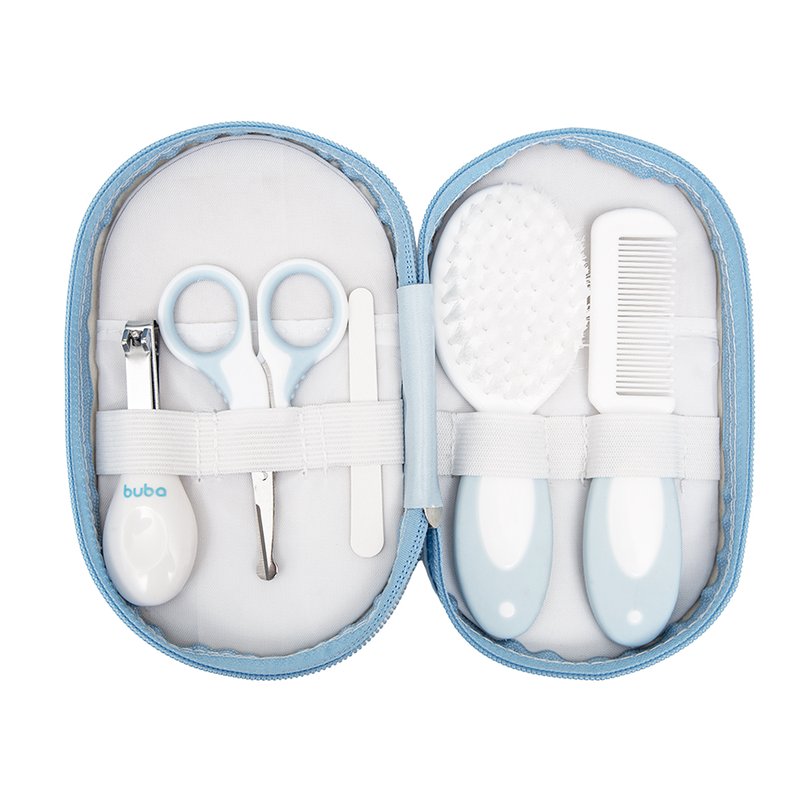 Kit Cuidados de Higiene Buba com Estojo (0M+) Azul no Estojo