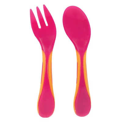 Kit Talher Infantil Buba com Estojo (6M+) Rosa