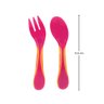 Medidas Kit Talher Infantil Buba com Estojo (6M+) Rosa