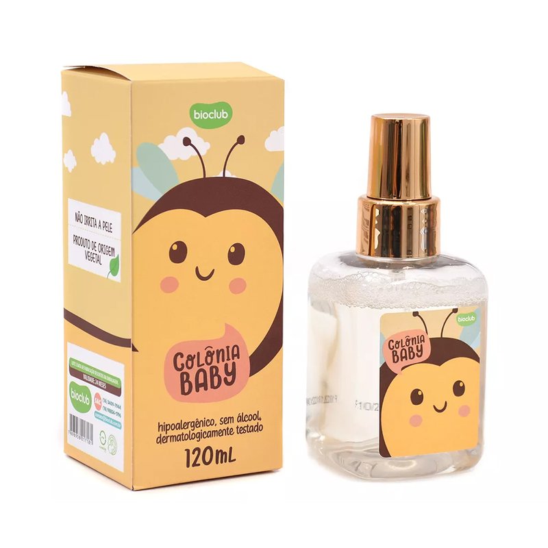 Colônia Perfumada Infantil Bioclub sem Álcool