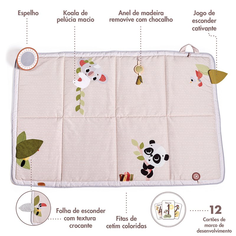 Componentes Tapete de Atividades Tiny Love Super Mat (2M+) Boho Chic