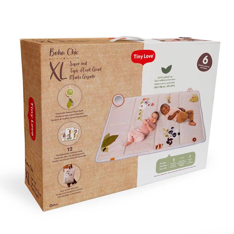 Embalagem Tapete de Atividades Tiny Love Super Mat (2M+) Boho Chic