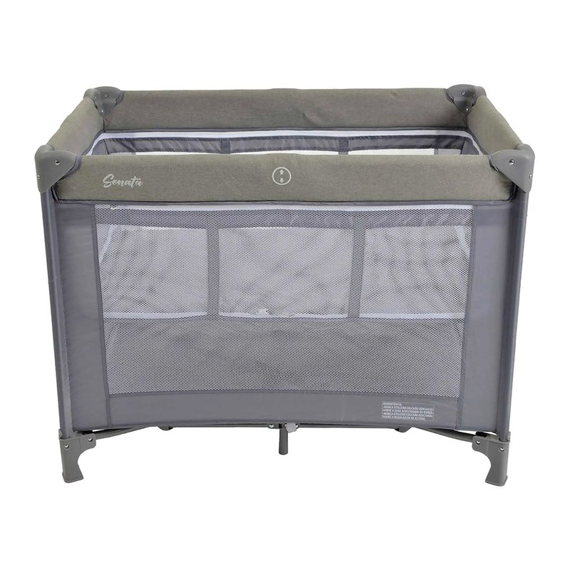 Tela Berço Desmontável Burigotto Sonata de 0M a 15kg Gray