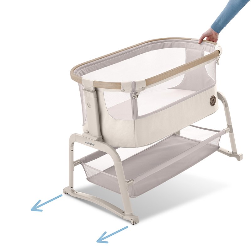 Rodinhas Berço Portátil Co-Sleeper Maxi-Cosi Iora Air Classic Oat