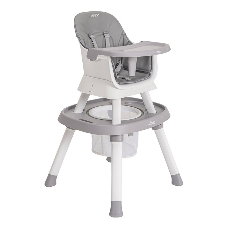 Cadeira de Refeição Kiddo Vanilla 12 em 1 até 23kg Cinza