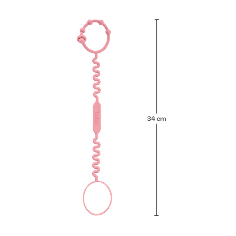 Medidas Alça Antiqueda Buba para Copos e Mamadeiras em Silicone Rosa