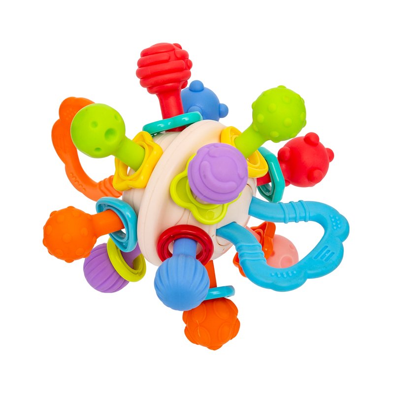 Brinquedo Buba Chocalho e Mordedor Atomic Soft Ball