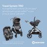 Benefíficos Carrinho de Bebê Maxi-Cosi Anna³ Travel System Trio Luxe Twillic Grey