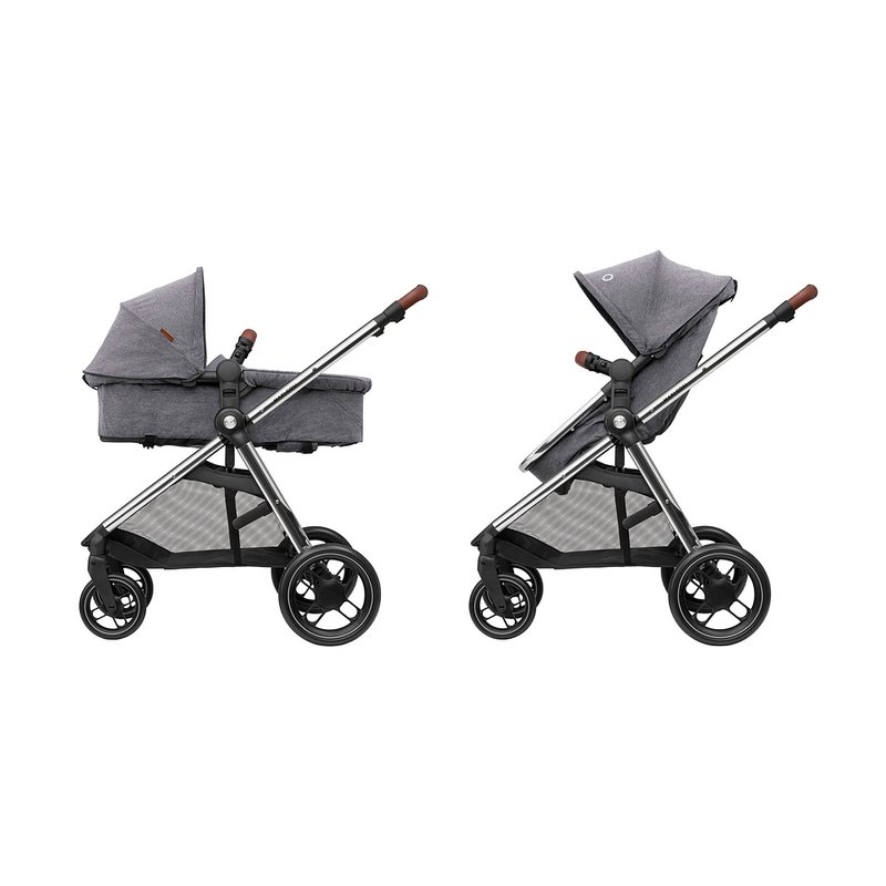 Moisés e Passeio Carrinho de Bebê Maxi-Cosi Anna³  Luxe Twillic Grey