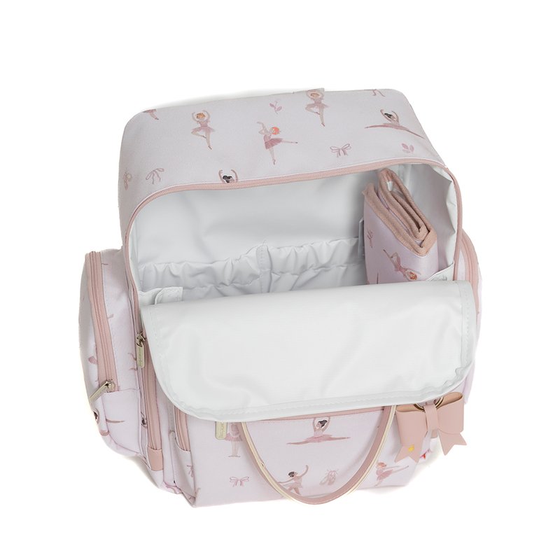 Mochila Maternidade Masterbag Baby Urban Bailarina Aberto