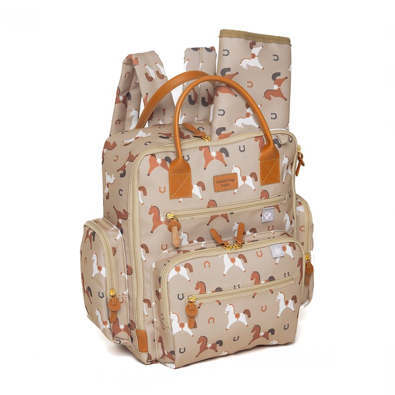 Lateral Mochila Maternidade Masterbag Baby Urban Cavalinhos