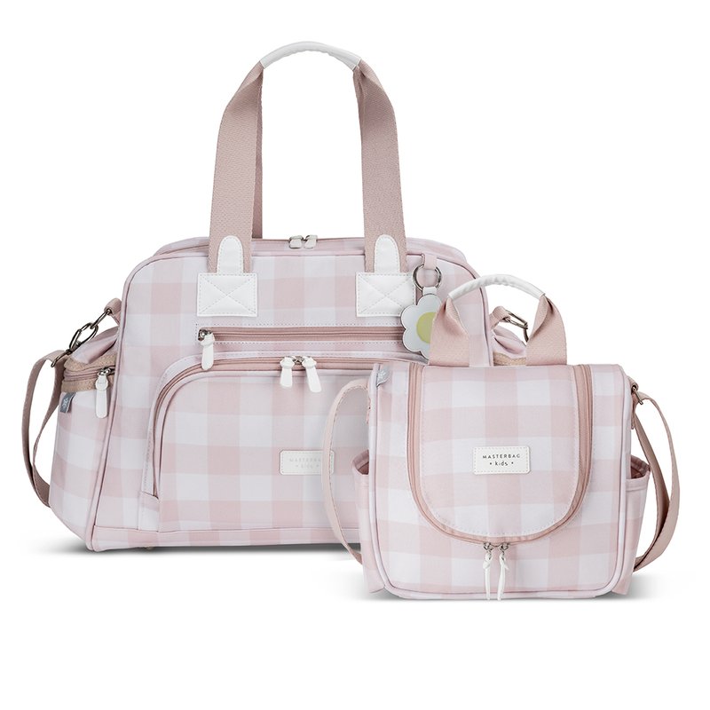 Kit Bolsa Maternidade Everyday + Frasqueira Térmica Emy Masterbag Baby Margarida