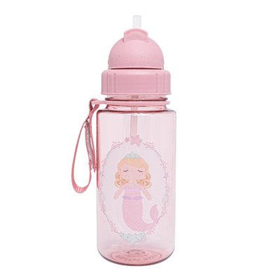 Garrafinha Infantil Flip Metoo 350ml Sereia Isla