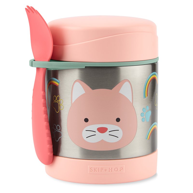Pote Térmico com Talher Skip Hop Zoo 325ml Gatinha