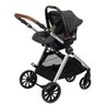 Carrinho de Bebê Infanti Romanzo Duo Travel System Preto Bebê Conforto acoplado