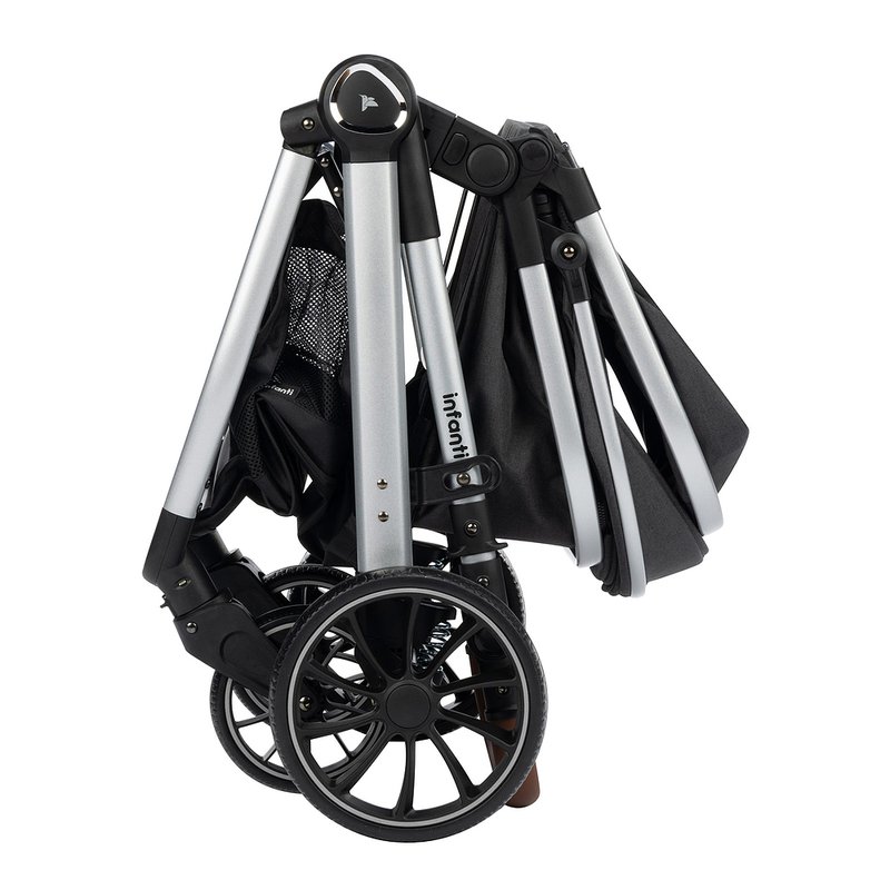 Carrinho de Bebê Infanti Romanzo Duo Travel System Preto Desmontado