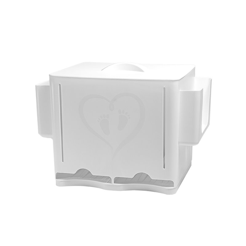 Organizador de Fraldas Baby Mel 3 em 1 Branco