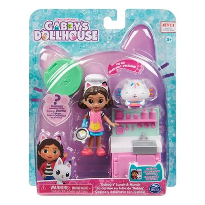 Embalagem Brinquedo Sunny Gabby's Dollhouse Pack Cat-Tivity (3+) Cozinha da Gabby