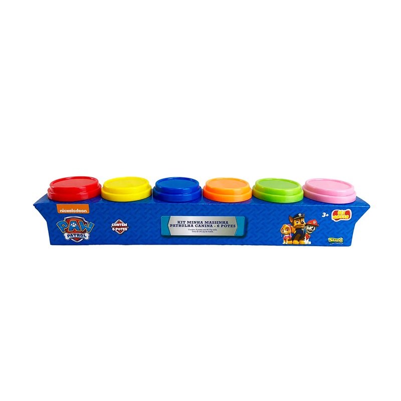 Embalagem Brinquedo Ki Massa Sunny Kit Massinha de Modelar Patrulha Canina (3+)
