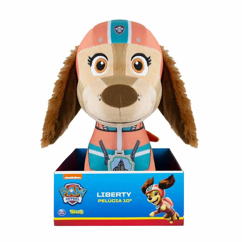 Embalagem Brinquedo de Pelúcia Sunny Patrulha Canina 30cm (3M+) Liberty